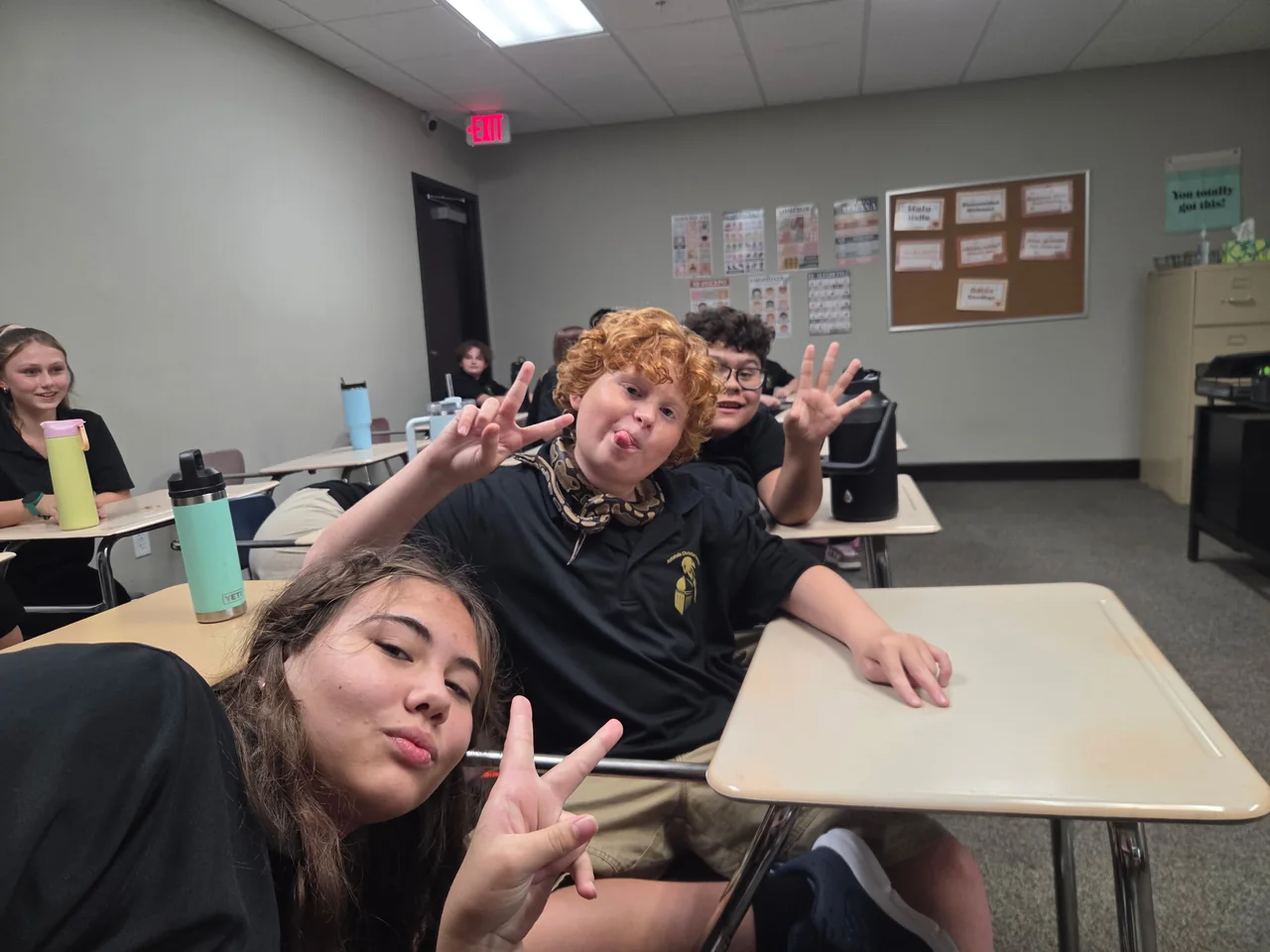 Students enjoying time together
