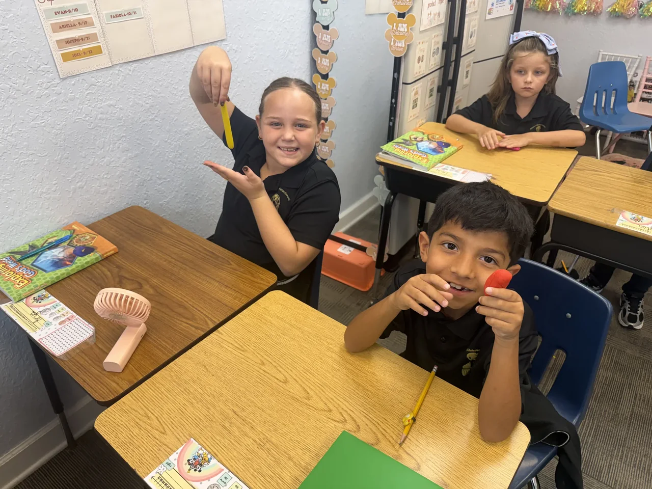 Students in a classroom